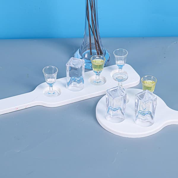 DIY Silikone Epoxyform Vinglas Kopholder Bakkeform til Krystalharpiks Håndværk inden for Kunst og Håndværk