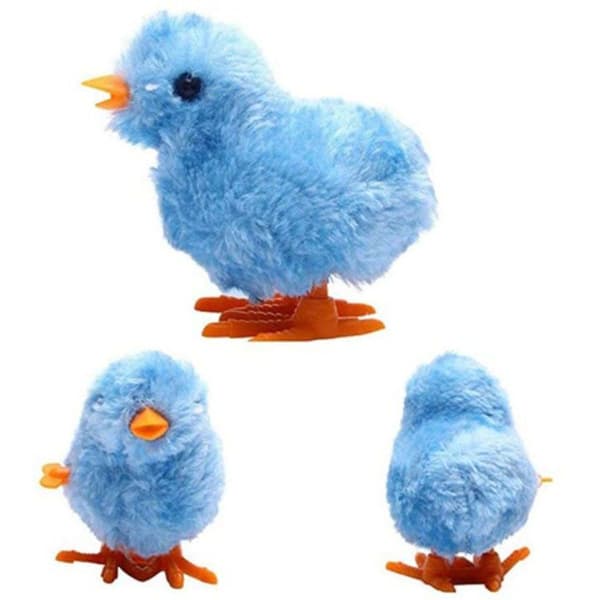 4-pack fluffiga hoppande kycklingar, uppdragbara leksaker, hållbara och användbara KLB