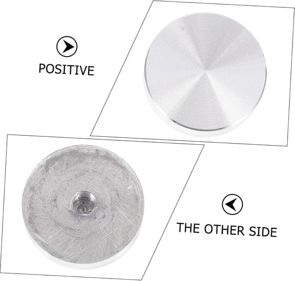 Thick Aluminum Alloy Discs 30mm Diameter Round Aluminum Discs 6 Pcs Rust-proof and Practical to Use