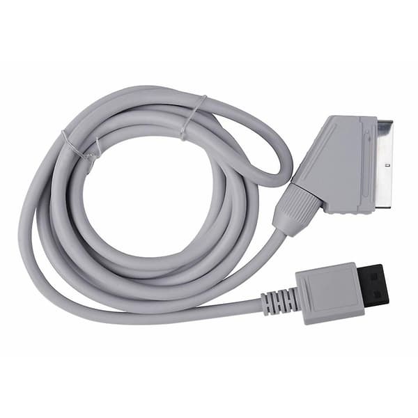 1,8 m RGB Scart Video TV AV-kabel til Wii Wii-u Videospil