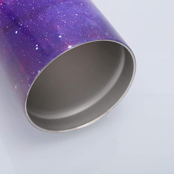 1 stk Treningsflaske Vannkopp Termosflaske Gjenbrukbar Holdbar Skole Kontor For Løping Rustfritt 900ml