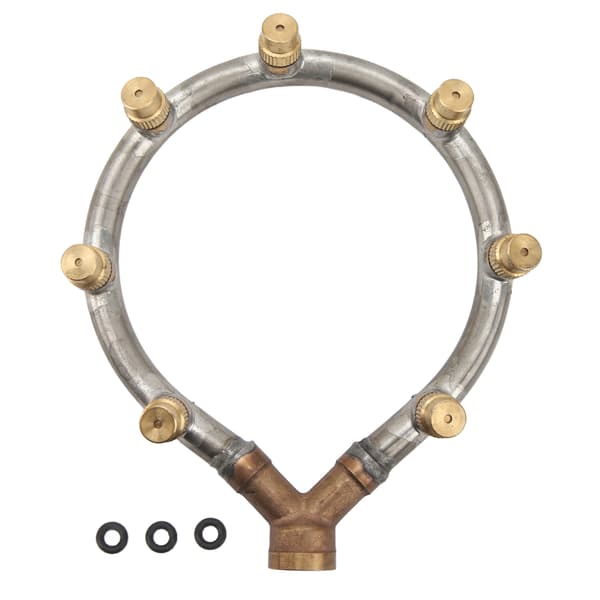 Multifunktionellt ringformat munstycke G3/8 invändig gänga Multi Head Ringformat förgasningsmunstycke för trädgårdsbevattning