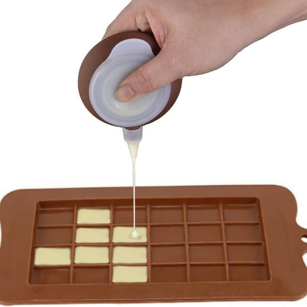 Break-apart chocolate, 4-pack, food safe, non-stick coating