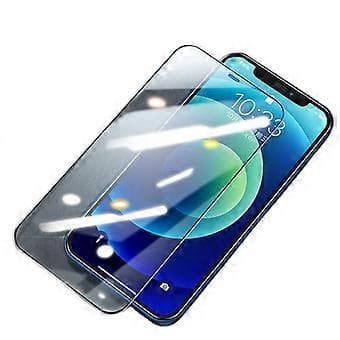 Screen Protector Compatible for iPhone 12 Pro Max 6.7 New Full Screen Cold Engraved Tempered Film with Black Edges - Durable, Easy Installation - Case Friendly