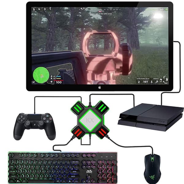 Gamepad til tastatur og muskonverteradapterbokser kabelkabel for Nintendo