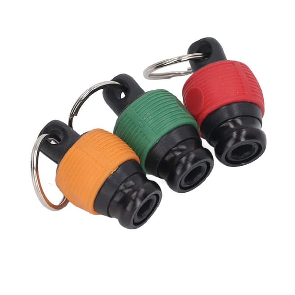 3PCS 1/4 inch Hex Handle Aluminum Alloy Screwdriver Bit Holder Keychain Extension Rod Drill Screw Adapter