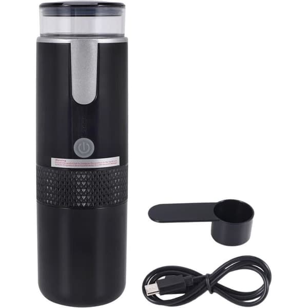 Jeffergarden Portable Coffee Maker Compatible with K-Cup Capsules, Ground Coffee, Manually Operated Portable Coffee Maker for Camping and Hiking