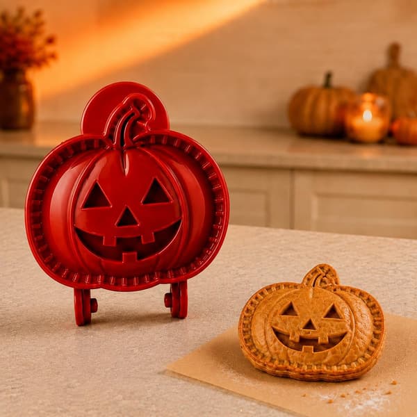 Design Halloween Fylld Pajpresskollektion, Återanvändbar Miniform (Pumpa) Pumpkin