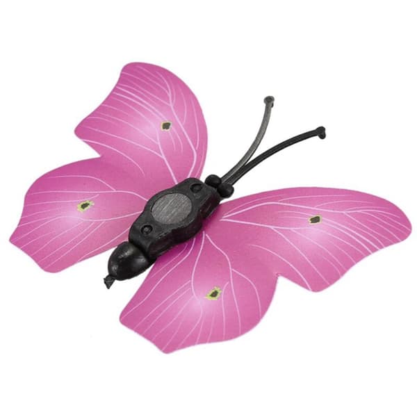 24X 3D Perhosseinätarrat Taidetarrat (Violetti + Vihreä)