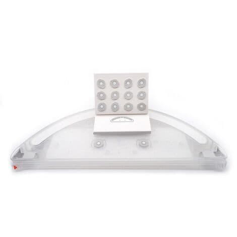12-osainen vesisuodatinsarja yhteensopiva Xiaomi Roborock S6, S6 Pure, S6 Max, S5, E5, E4, E35, E25, E20 kanssa, harmaa (FMY)