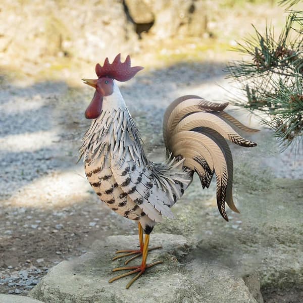 Metal Rooster Decorations Garden Decorations Yard Decorations 1Pcs 1Pcs