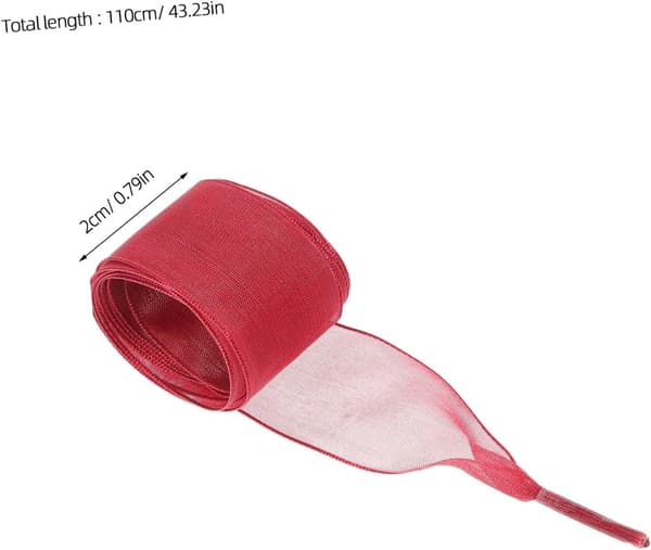 Extended Shoelaces Wide Flat Chiffon for Sneakers Women's Shoelaces Decorative Shoelaces