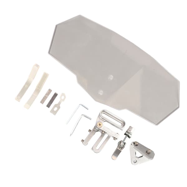 Motorcycle Clear Windshield High Clarity Impact Resistant Universal Windshield for Motorcycles Transparent
