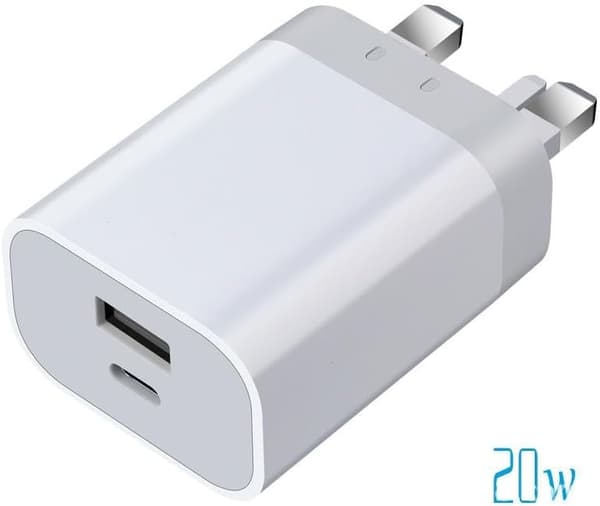 PD20W A+C multi-protokol hurtigopladning UKCA-certificeret UK-specifikation opladerhoved PD-oplader PPS smart hurtig flash-opladning