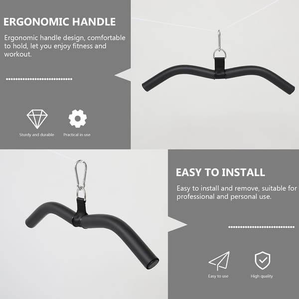 LAT Pulldown Attachment Steel Pull-Up Bar for Biceps and Back Training