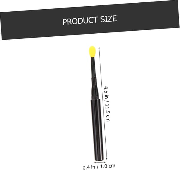 Silicone Lip Balm Applicator Small Silicone Brush 12pcs 11.5Cm Portable for Lip Gloss Application Women's Makeup Tool