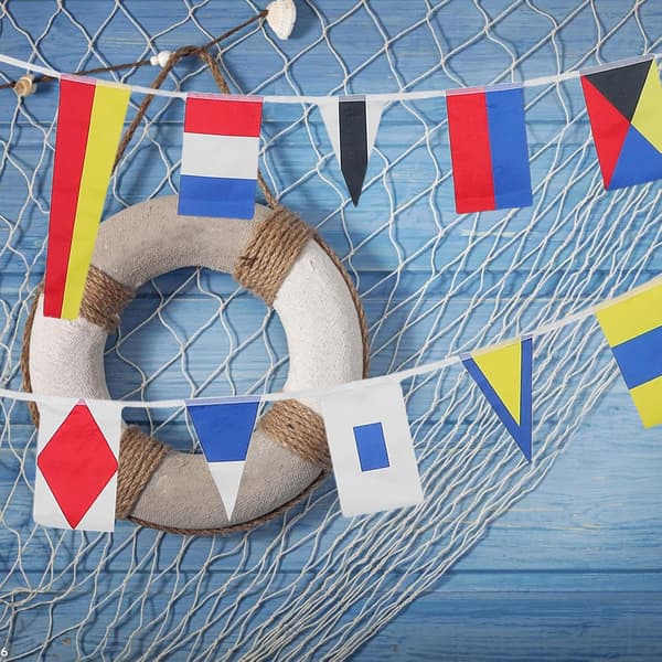 40 internasjonale nautiske signalflagg – marine skipskodebanner