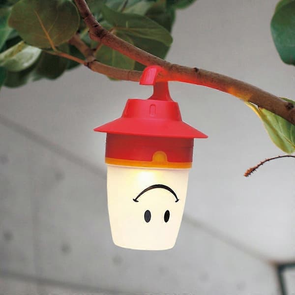 Smile LED-lykt: Bærbar nattlampe campinglykt for barn