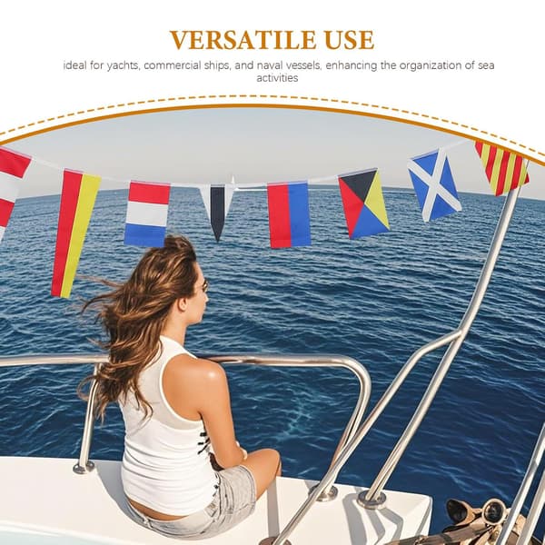 40 internasjonale nautiske signalflagg – marine skipskodebanner