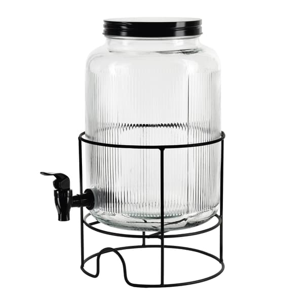 MODERN KITCHEN Glaskande med hane 5,2L på metalstativ