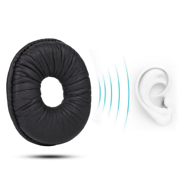 2-pakning Mjuka Øreputer i Skum for TECHNICS RP DJ1200 DJ121 Hodetelefoner