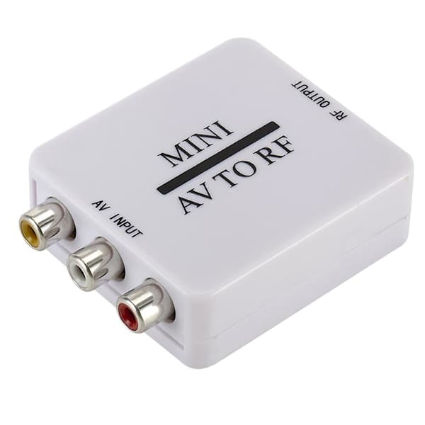 AV til RF-omformer med RF 67.25 MHz 61.25 MHz frekvens for TV VHS DVD