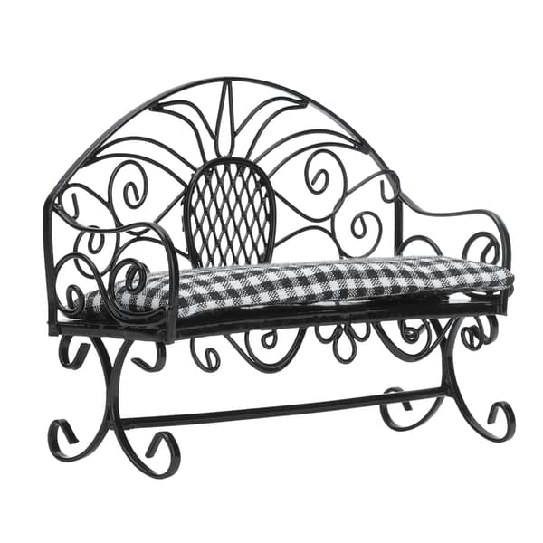 Miniature Bench, Fine Workmanship, Beautifully Designed, Cute Appearance, 1:12 Miniature Furniture
