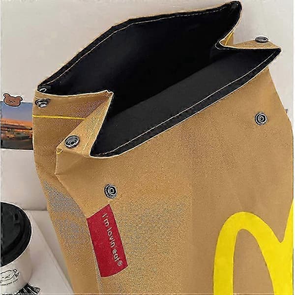 McDonalds rygsæk med trykt mønster, rejsetaske