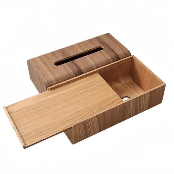 Mjukpappersbox, för Sovrum/Kontor/Badrum/Vardagsrum, Brun