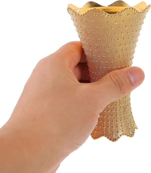Table Incense Burner Incense Burner Golden Small and Delicate Aluminum Alloy Multifunctional