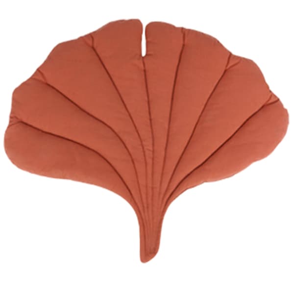 Cat Pillow, Leaf Cat Bed Double-Sided Leaf-Shaped Cat Mat Washable Soft Bed Flat Cat Bed PP Cotton Filling Pet Mat - Ginkgo