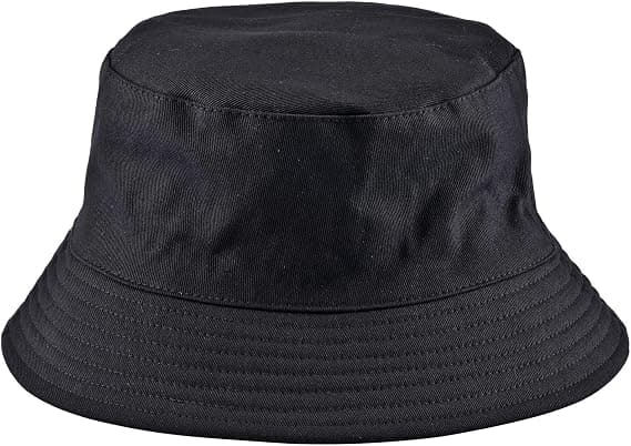 Unisex vendbar spandhat med tryk, dobbeltsidet bomuldssolhat, fiskerhat