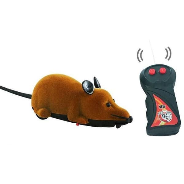 Mini Remote Control Mouse Mice Cat Toy Funny Prank for Adults KLB