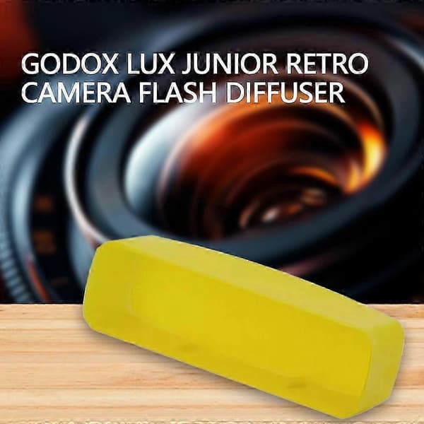 3-farget blitsdiffusor for Godox Lux Junior Retro kamerablits