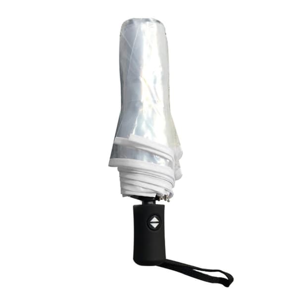 Transparent Automatic Umbrella - Triple Trendy Transparent Travel Umbrella, 1 pc