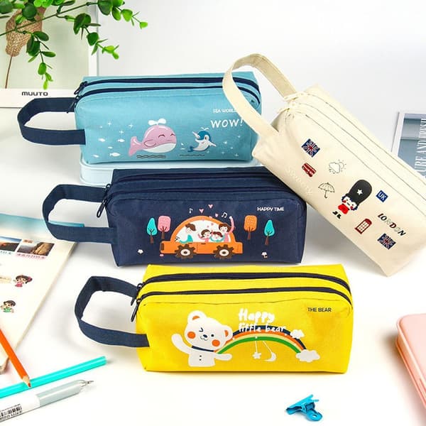 Funny Cute Cartoon Pencil Case, School, College, Office, Tibetan