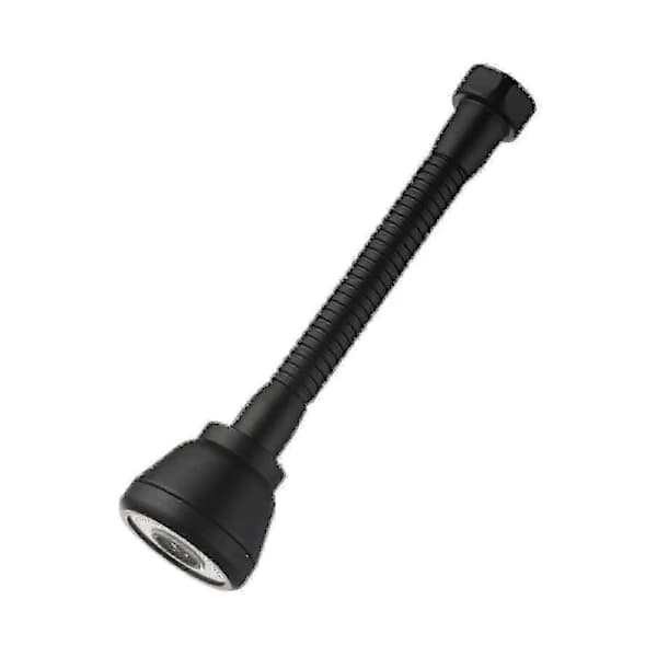Kitchen Faucet Spray Head Extender 360° Rotating 3 Modes Water Saving for Kitchen Bathroom Black Long Long