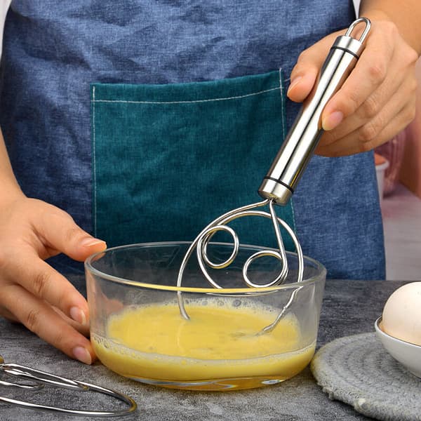 Stainless Steel Bread Dough Whisk Dutch Bread Dough Whisk Scoring Tool Cake Tool for Bread, Pastries or Pizza