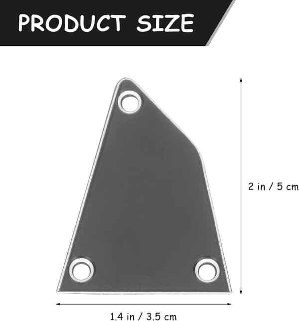 Truss Rod Cover för elgitarrhalsjustering gitarr och 4 st