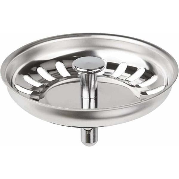 Sæt med 2 vaskepropper i rustfrit stål, 79,3 mm universalfilter til køkken, afløbsprop i rustfrit stål mod tilstopning