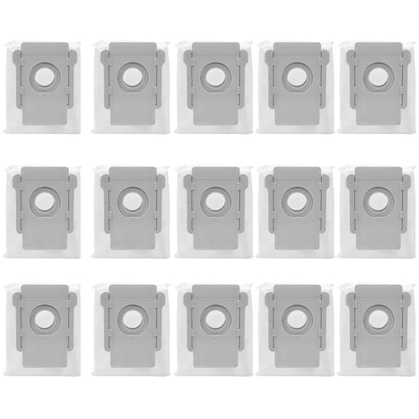 15-pack dammsugarpåsar för iRobot Roomba I7 I7+/Plus S9+ (9550) Auto Clean Base smutsavfallspåsar dammsugartillbehör