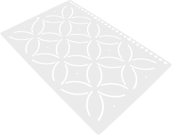 Pp Sewing Template Quilting Ruler for DIY Clothing Patchwork with Smooth Surface and Burr-Free Design