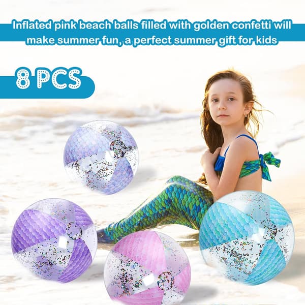 Havfrue badebolde 12 tommer poollegetøj med luftpumpe item_package_quantity