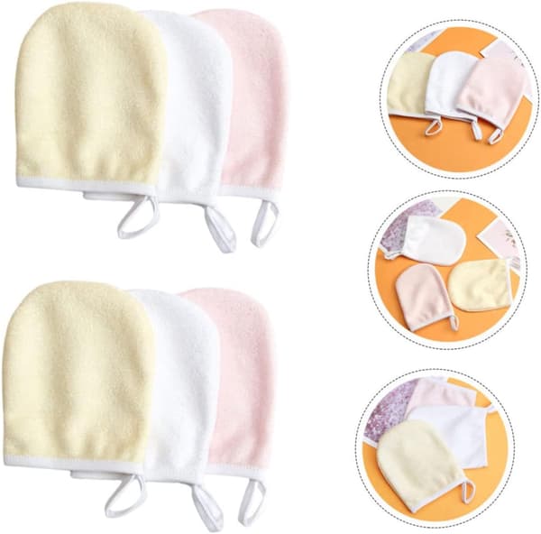 18 stk. mikrofiber ansigtsrensepuder makeupfjernerpuder ansigtsrensehandsker