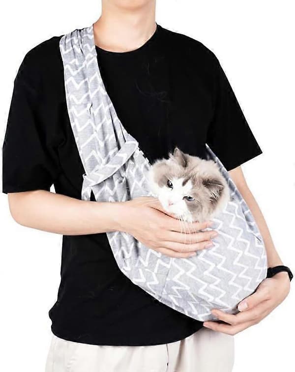 Small Dog Carrier, Foldable, Adjustable High Capacity Small Dog Bag, Single Shoulder, Crossbody, Portable for Outdoor Use for