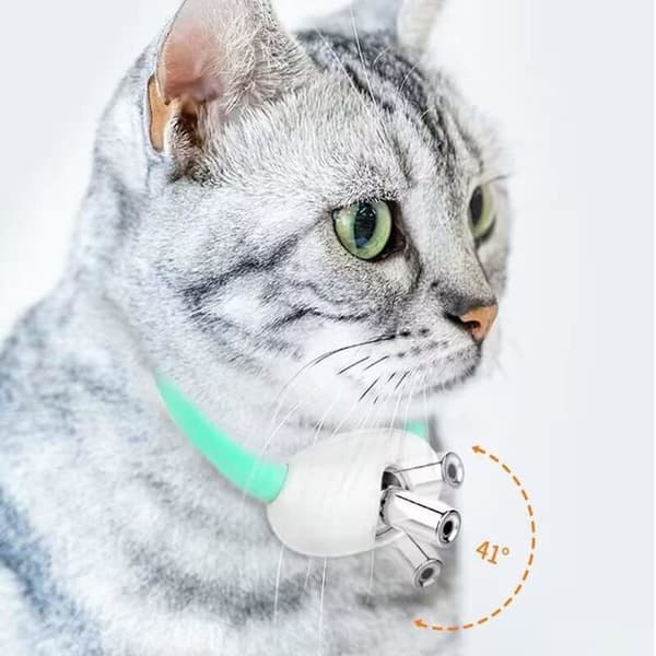 Laser Pointer Cat Collar - Portable Automatic Laser Light Cat Toy, USB Rechargeable Interactive Collar