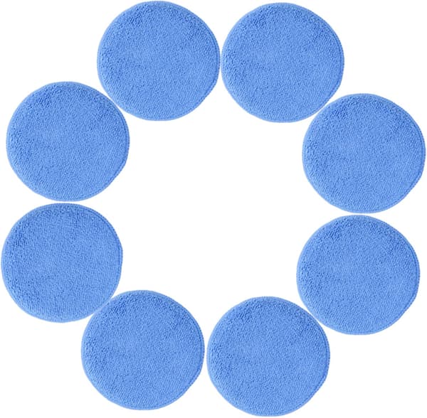 8 vahanlevitystyynyä - mikrokuitua - sininen - 12 cm
