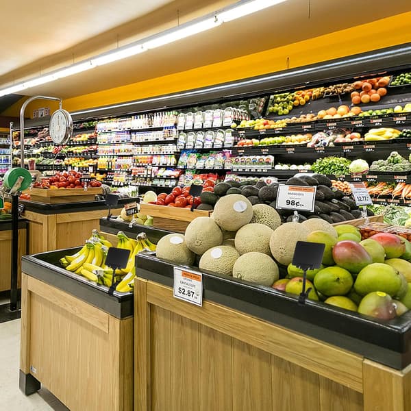 3 stk A6 skrivbare krittavler prislappklemmer for supermarked frukt grønnsaksetikettholder