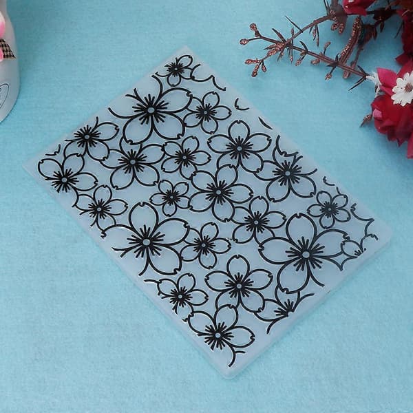Flowers Embossing Folder Template Scrapbooking Photo Album Card Paper Making_tfrf