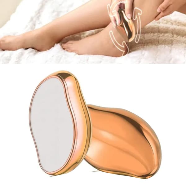 Hud Hårfjerner Nano Glass Hårfjerner Eksfoliering Epilator Hjem Skjønnhetsverktøy for Menn Kvinner Gull